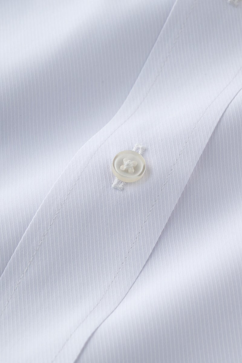 ワイシャツ　8065SD-X04A-WHITE-生地