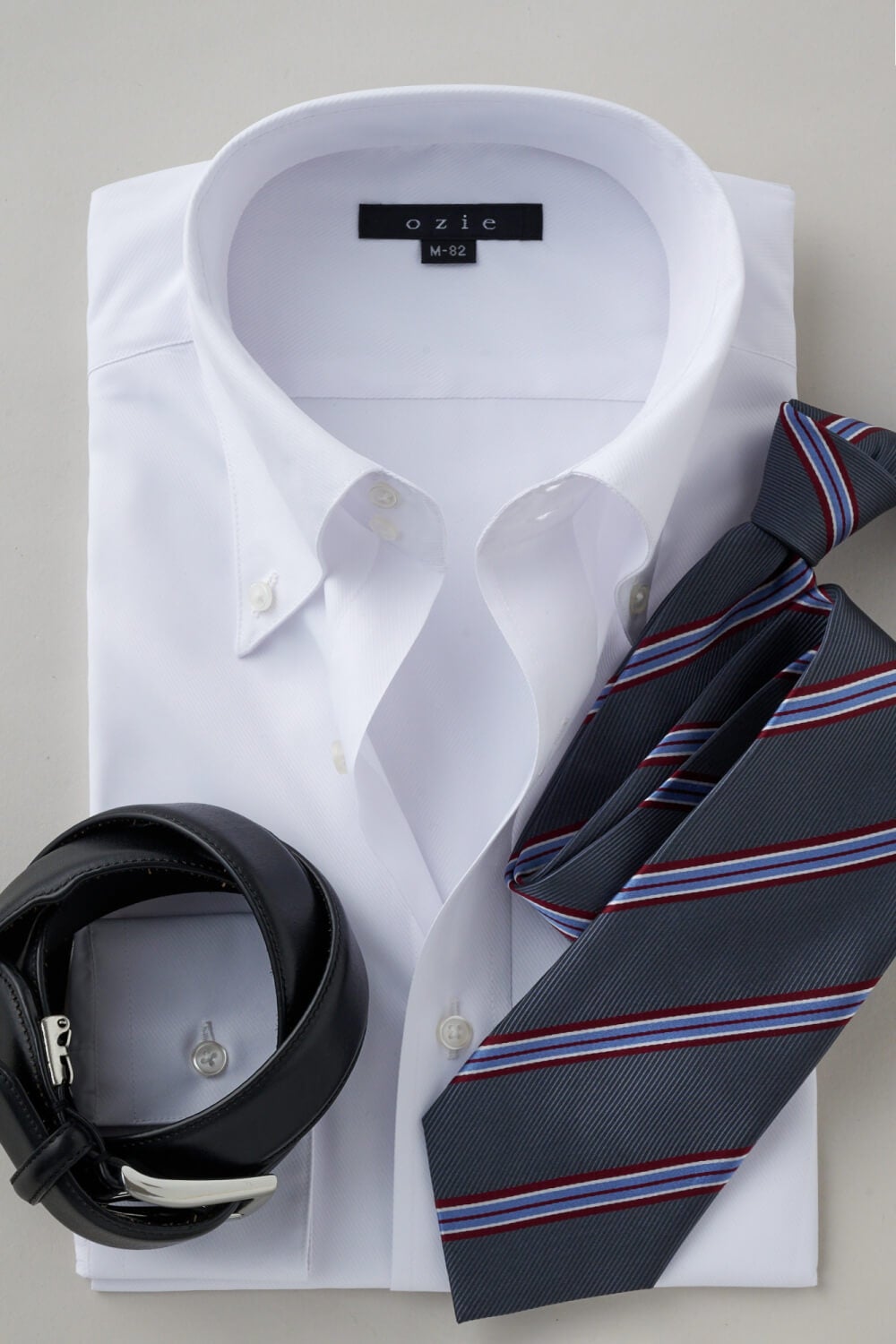 ワイシャツ　8065SD-X04A-WHITE-コーディネートイメージ