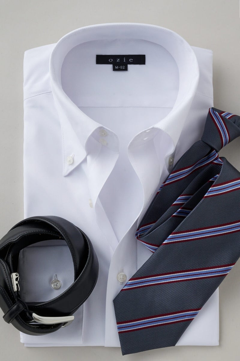 ワイシャツ　8065SD-X04A-WHITE-コーディネートイメージ