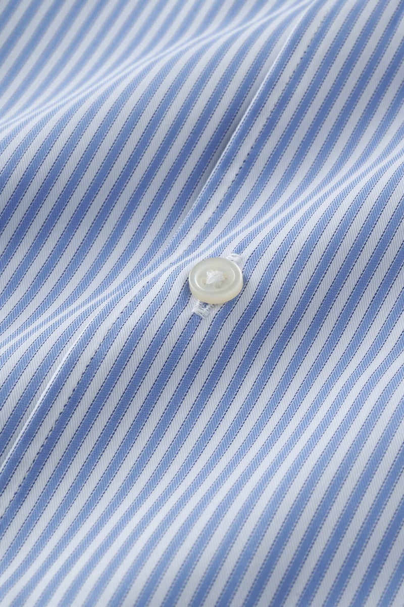 ワイシャツ・カッターシャツ・半袖 8044SSCL-X04A-SAX-生地