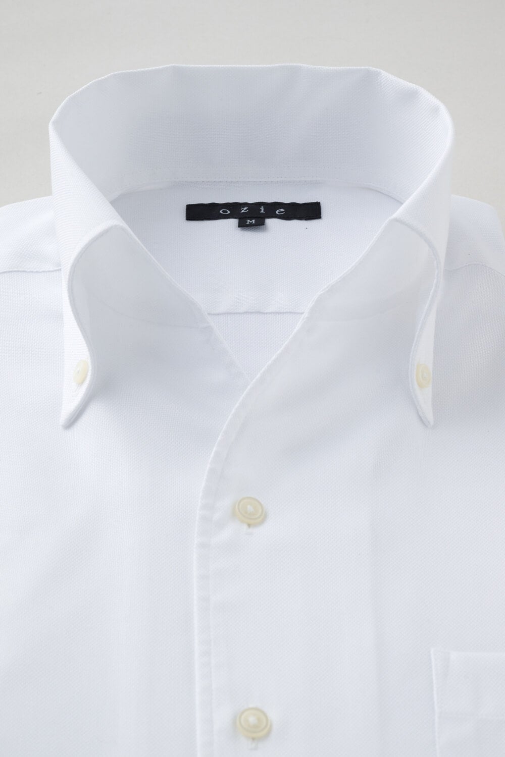 ワイシャツ・カッターシャツ・半袖 8044SS-X04A-WHITE-衿1