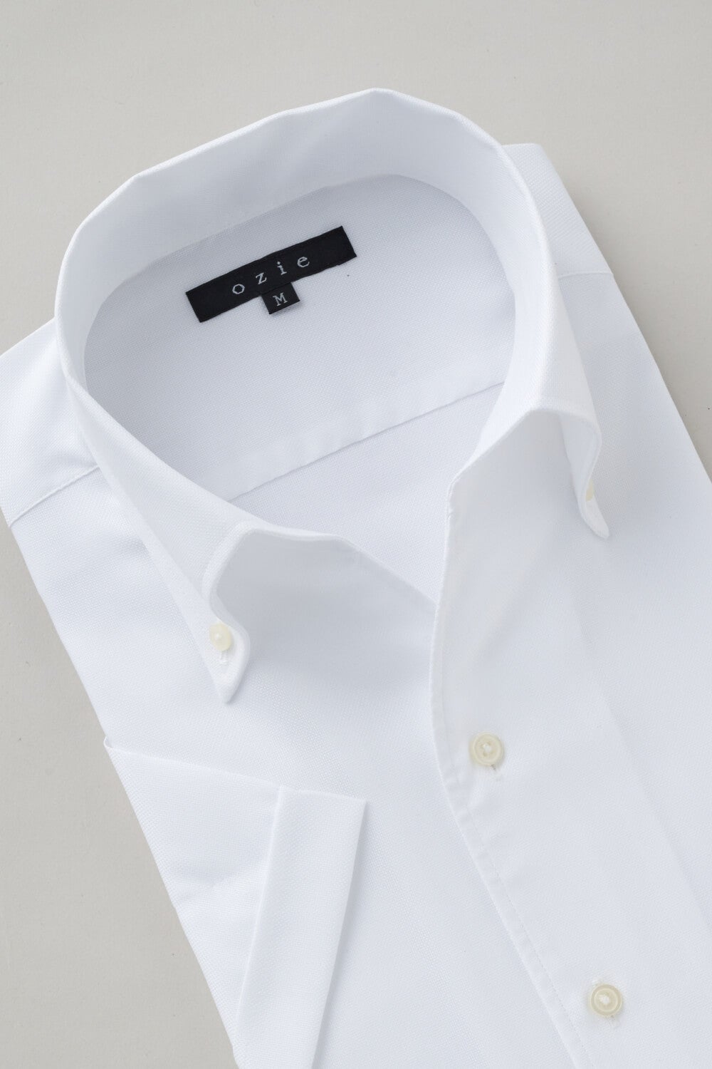 ワイシャツ・カッターシャツ・半袖 8044SS-X04A-WHITE-衿2