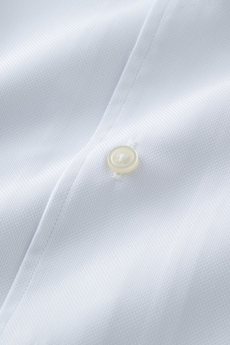 ワイシャツ・カッターシャツ・半袖 8044SS-X04A-WHITE-生地