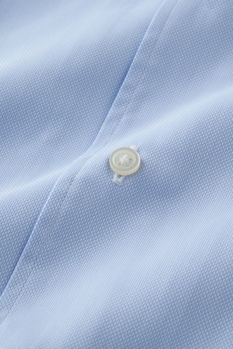 ワイシャツ・カッターシャツ・半袖 8044SS-X04C-SAX-生地