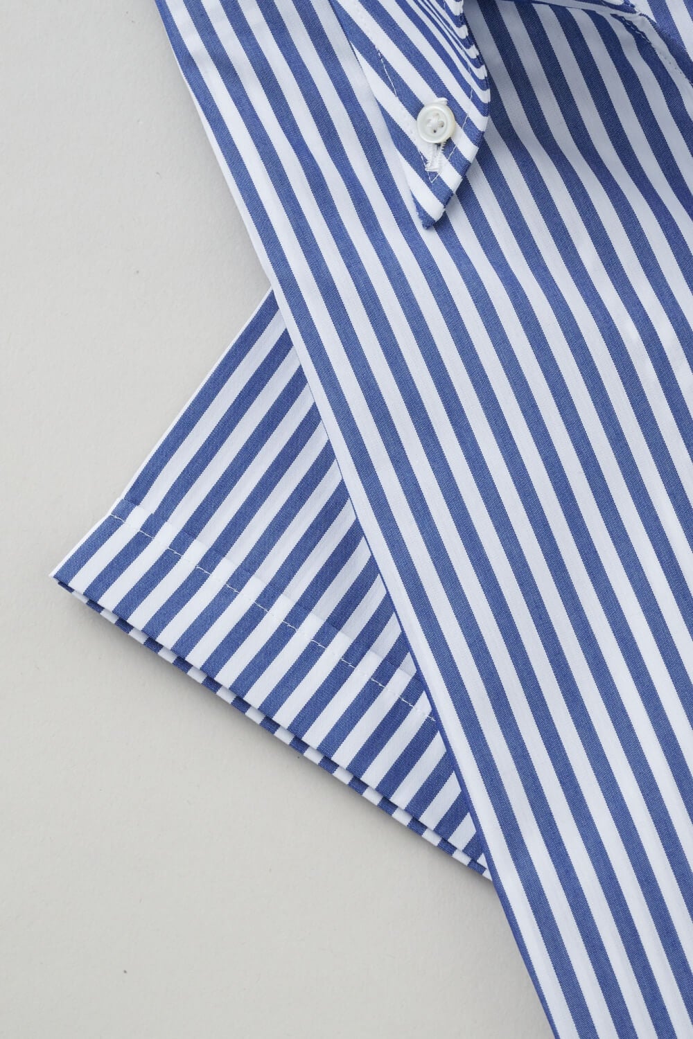 ワイシャツ・カッターシャツ・半袖 8044SS-X04F-NAVY-カフス