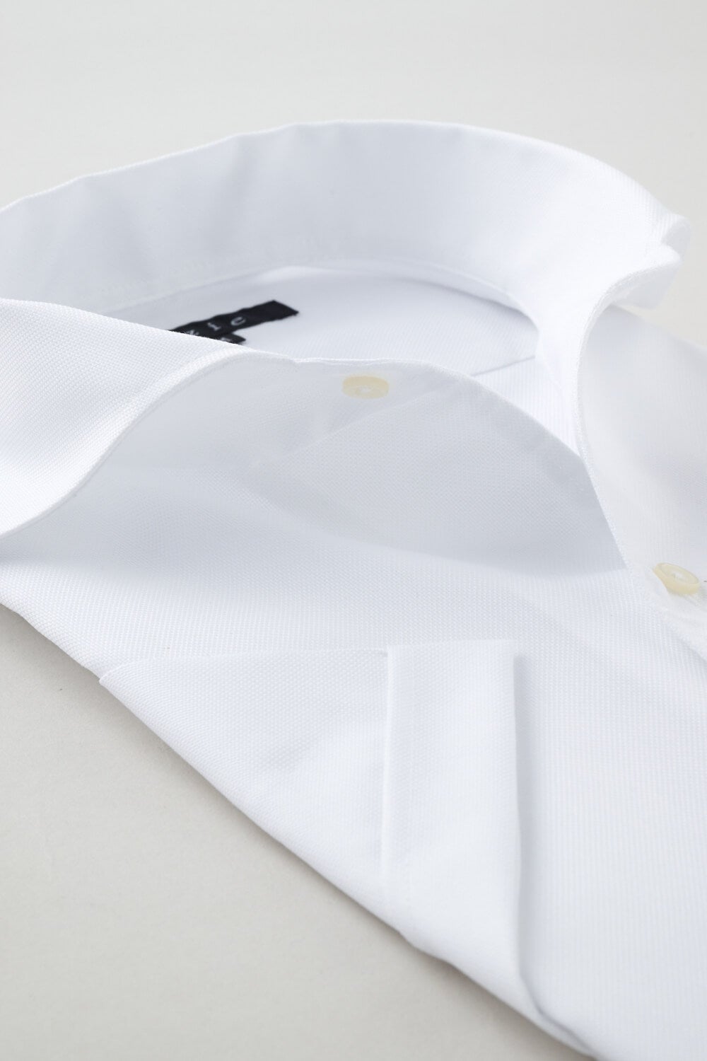 ワイシャツ・カッターシャツ・半袖 8045SS-X04A-WHITE-衿2