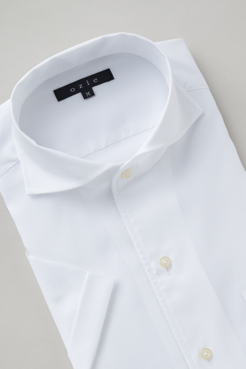 ワイシャツ・カッターシャツ・半袖 8045SS-X04A-WHITE-衿3
