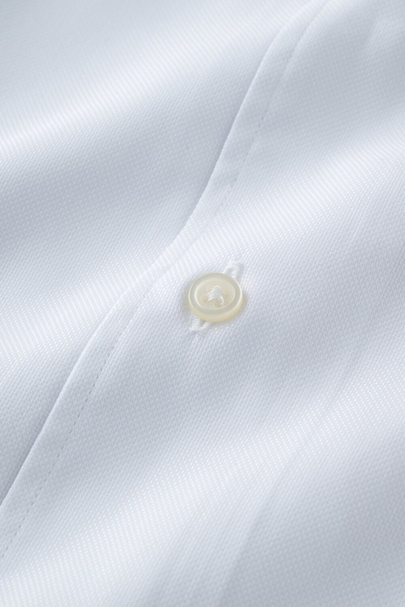 ワイシャツ・カッターシャツ・半袖 8045SS-X04A-WHITE-生地