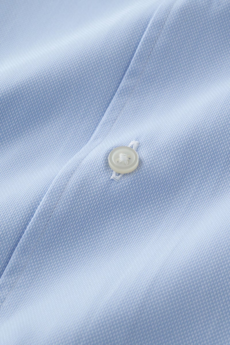 ワイシャツ・カッターシャツ・半袖 8045SS-X04C-SAX-生地