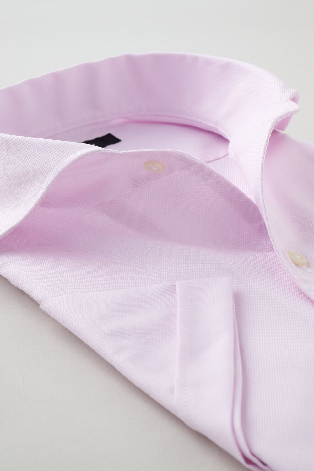 ワイシャツ・カッターシャツ・半袖 8045SS-X04D-PINK-衿２