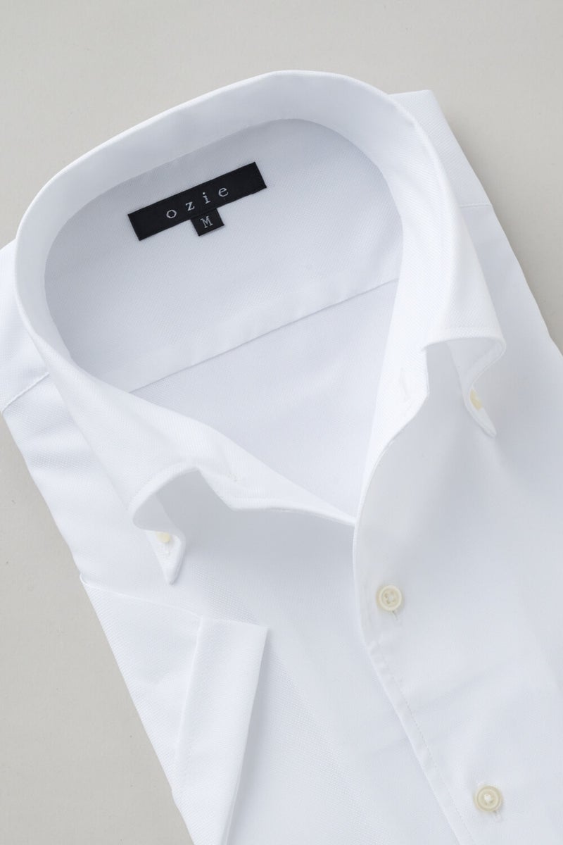 ワイシャツ・カッターシャツ・半袖 8051SS-X04A-WHITE-衿1