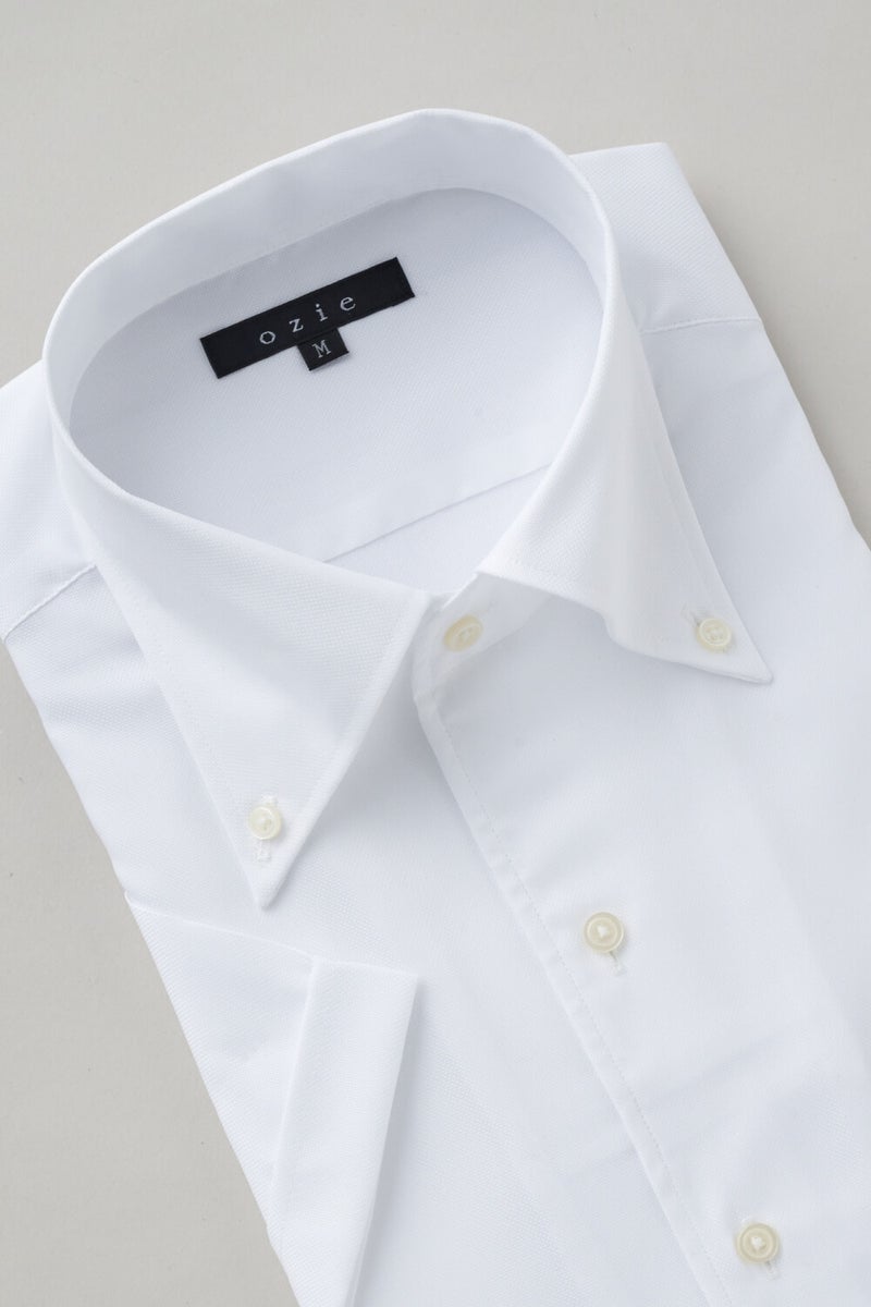 ワイシャツ・カッターシャツ・半袖 8051SS-X04A-WHITE-衿3