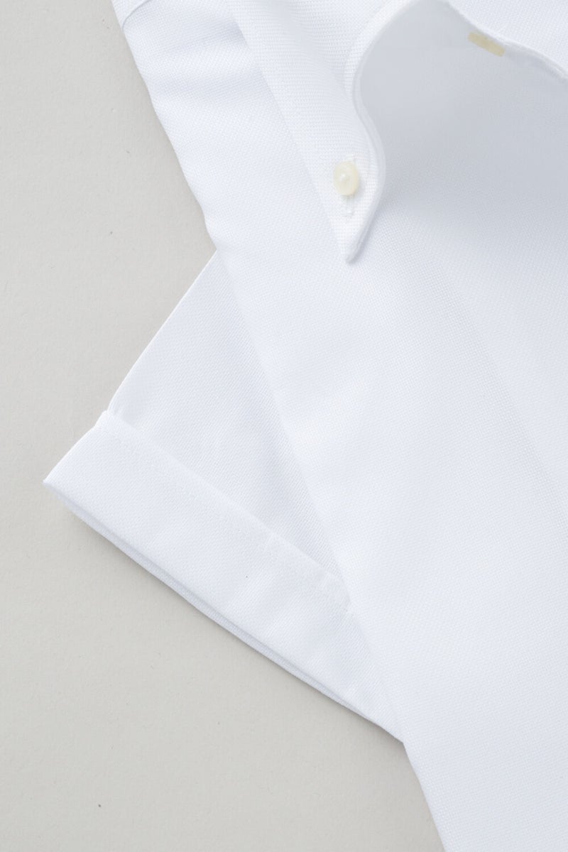 ワイシャツ・カッターシャツ・半袖 8051SS-X04A-WHITE-カフス
