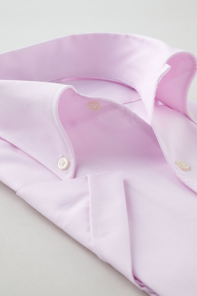 ワイシャツ・カッターシャツ・半袖 8051SS-X04D-PINK-衿2