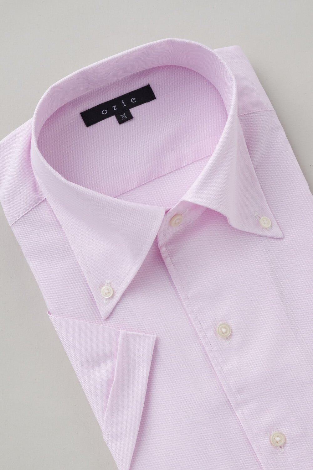 ワイシャツ・カッターシャツ・半袖 8051SS-X04D-PINK-衿3