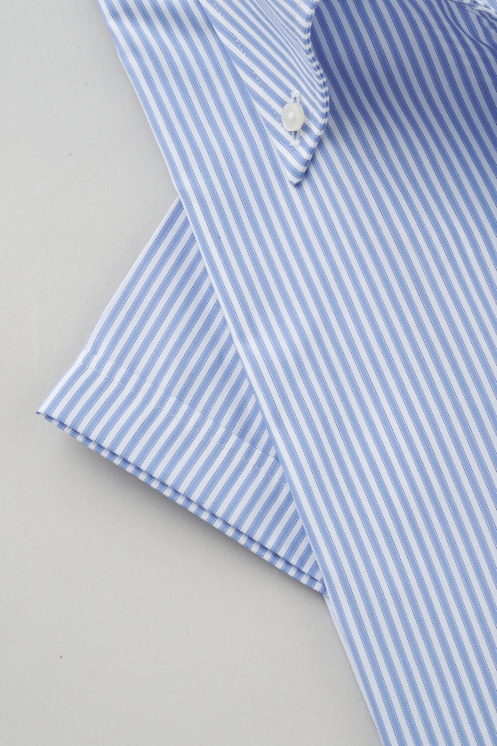 ワイシャツ・カッターシャツ・半袖 8051SS-X04E-SAX-カフス