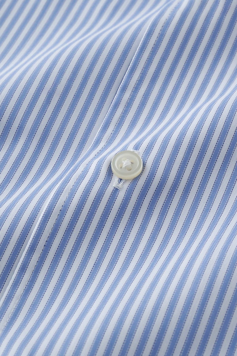 ワイシャツ・カッターシャツ・半袖 8051SS-X04E-SAX-生地