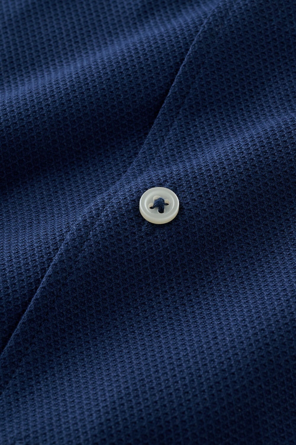 ワイシャツ・カッターシャツ・半袖 8051SS-X04G-NAVY-生地