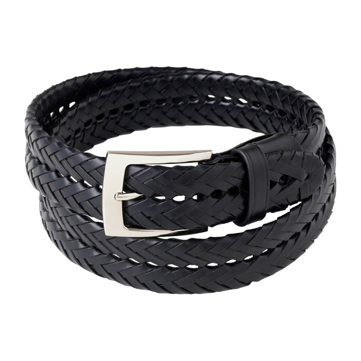 レザーメッシュベルト KE21194-19-BLACK