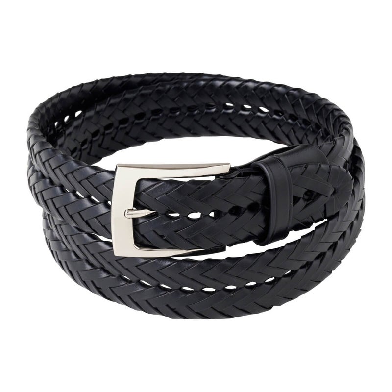 レザーメッシュベルト KE21194-19-BLACK