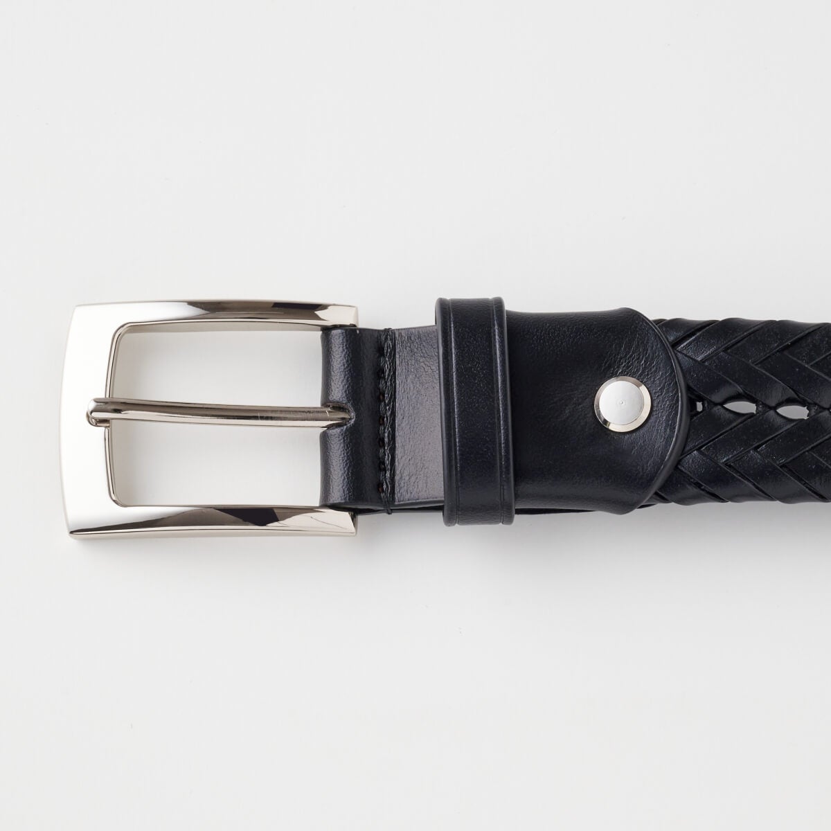 レザーメッシュベルト KE21194-19-BLACK