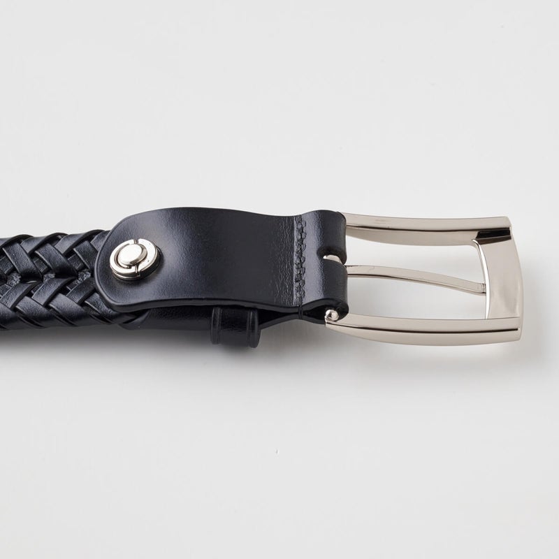 レザーメッシュベルト KE21194-19-BLACK