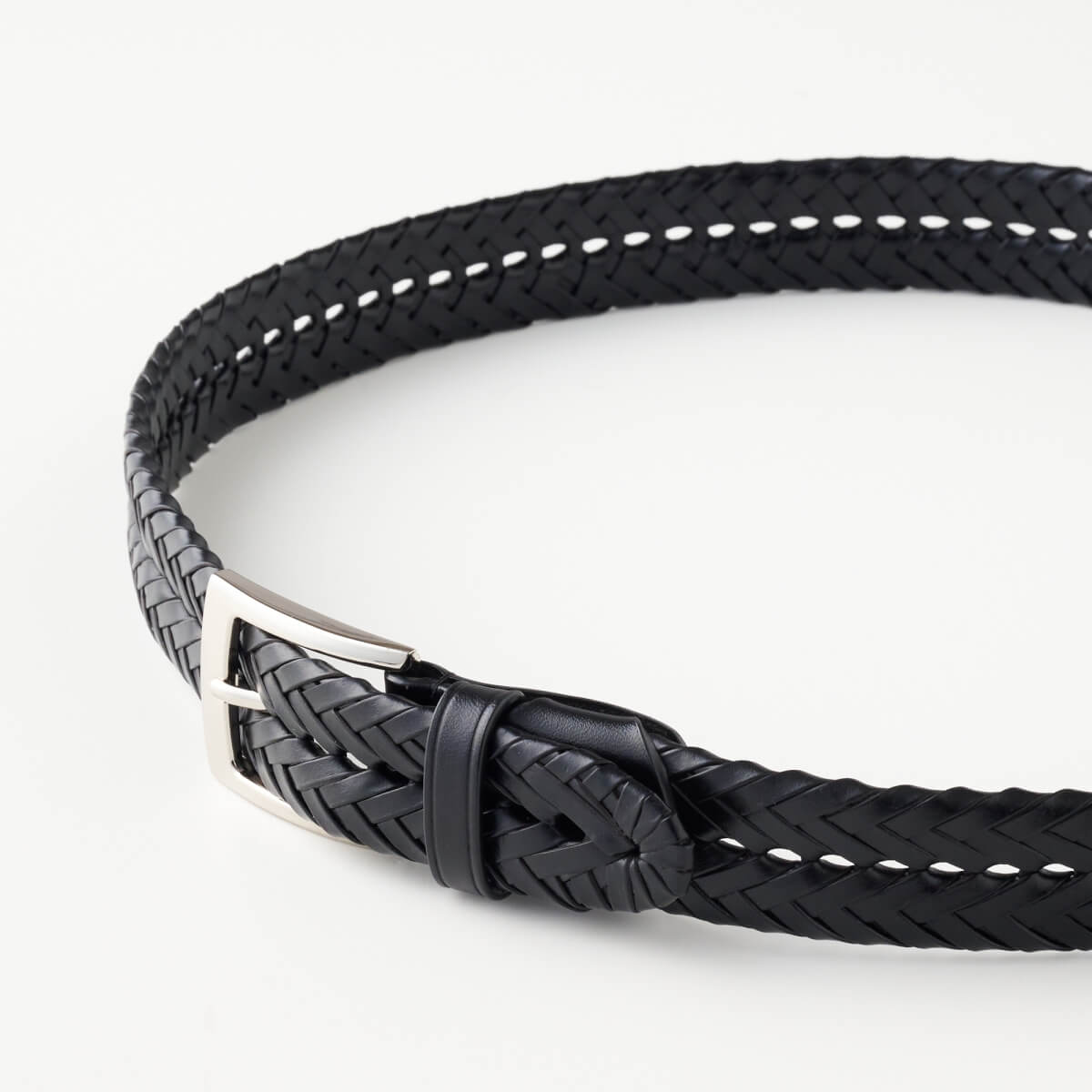 レザーメッシュベルト KE21194-19-BLACK