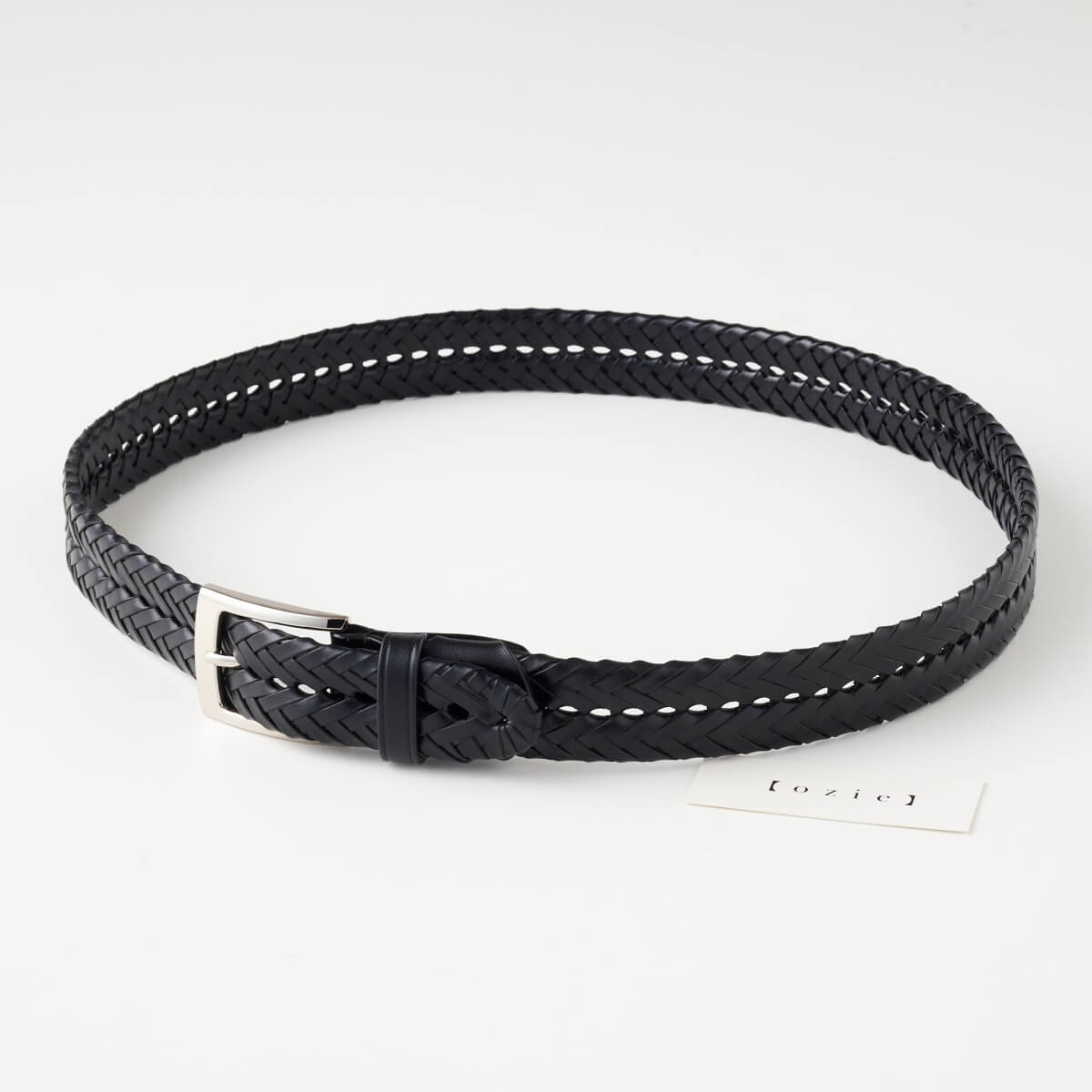 レザーメッシュベルト KE21194-19-BLACK