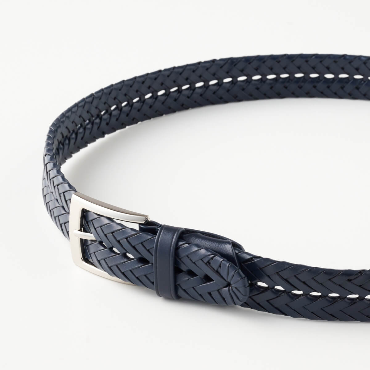 レザーメッシュベルト KE21194-29-NAVYBLUE