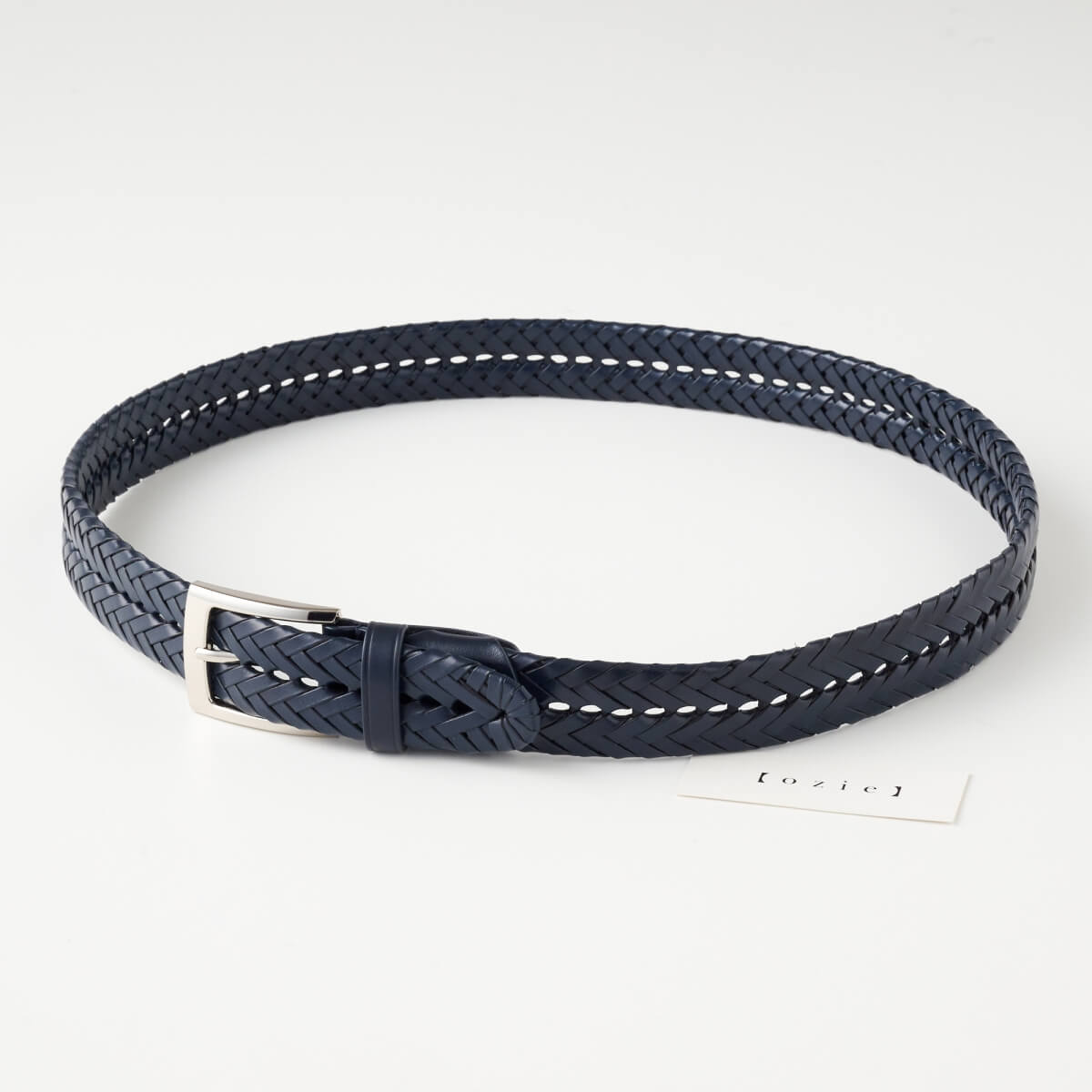 レザーメッシュベルト KE21194-29-NAVYBLUE