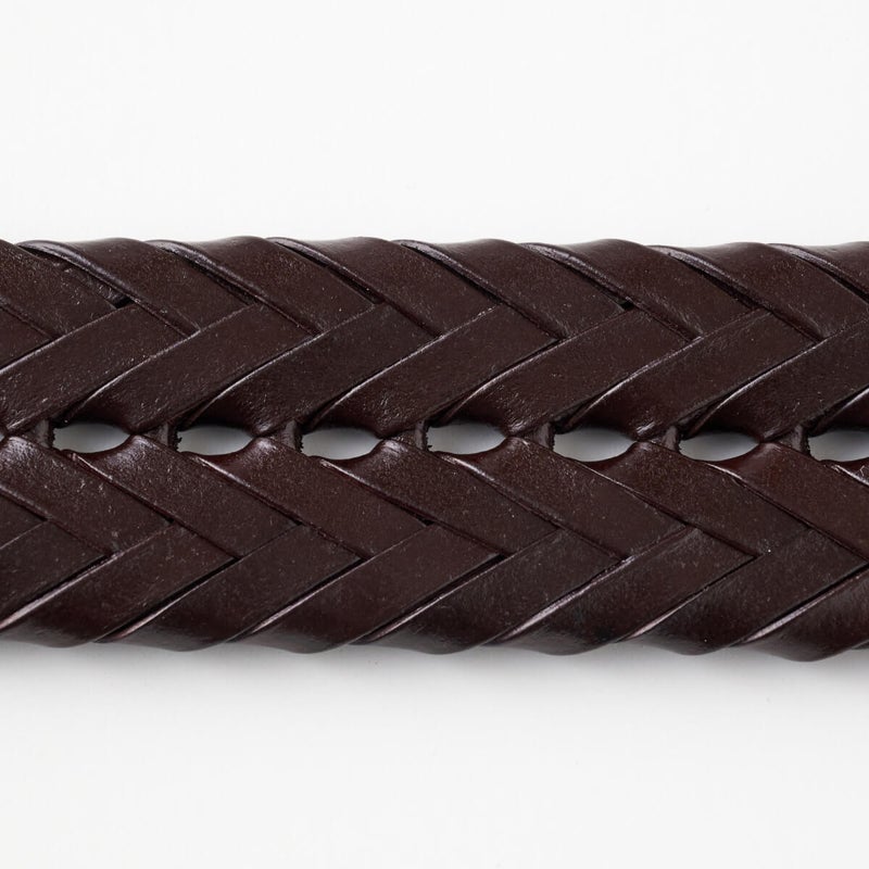 レザーメッシュベルト KE21194-39-BROWN