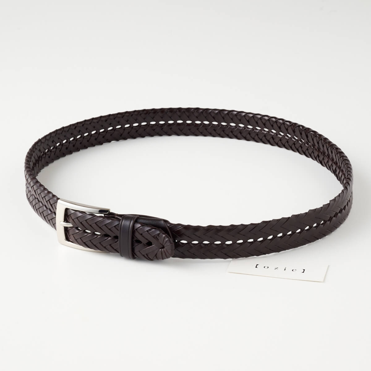 レザーメッシュベルト KE21194-39-BROWN