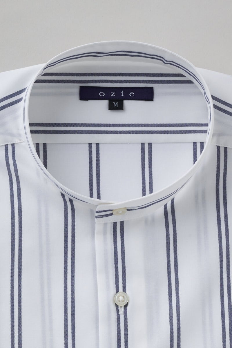 ワイシャツ 8063-X06A-NAVY-衿1