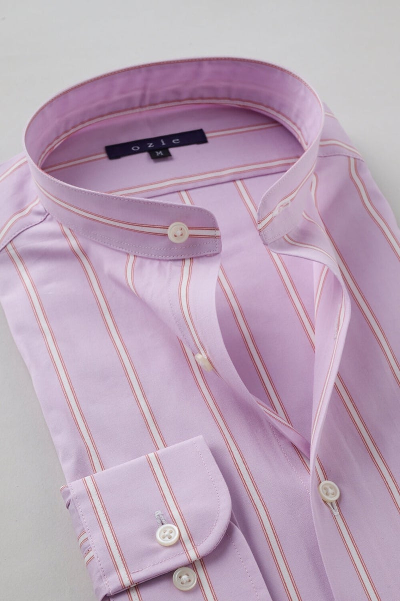 ワイシャツ 8063-X06D-PINK-衿2