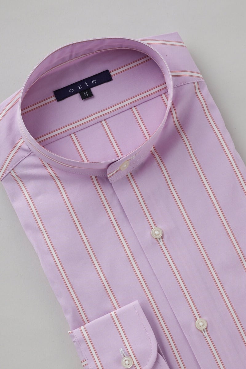 ワイシャツ 8063-X06D-PINK-衿3
