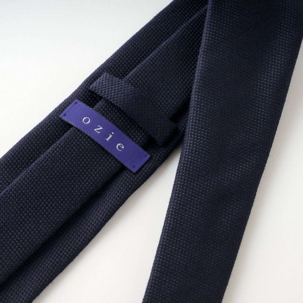 ネクタイ NW-A-016-NAVYBLUE-裏