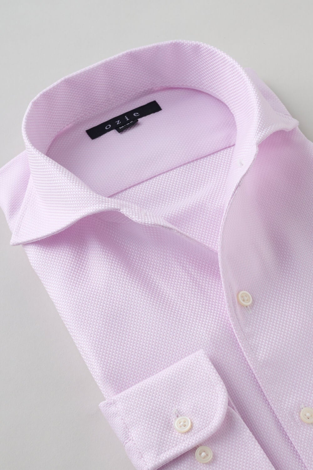 ワイシャツ 8045-X09A-PINK-衿1