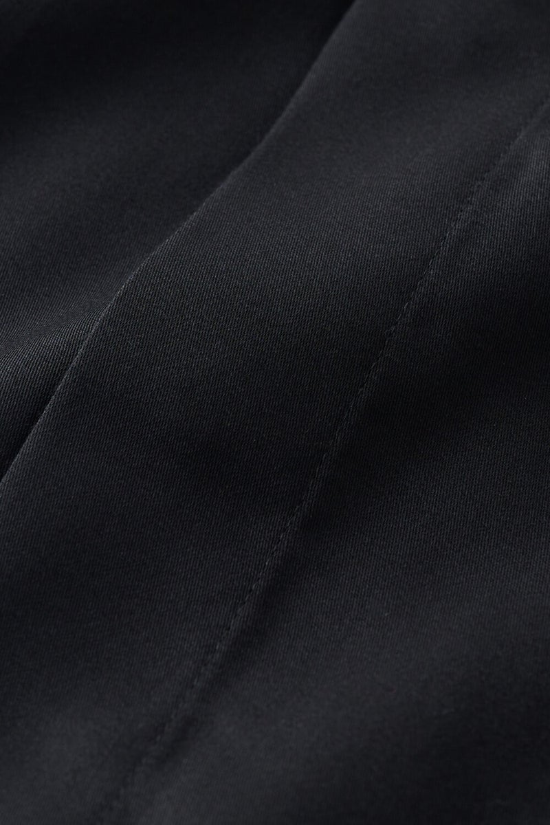 ワイシャツ 8066H-X10A-BLACK-生地