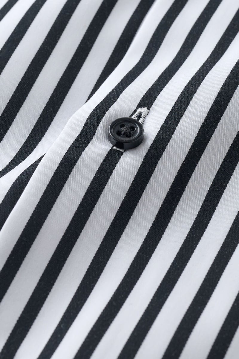 ワイシャツ 8063-X10B-BLACK-生地