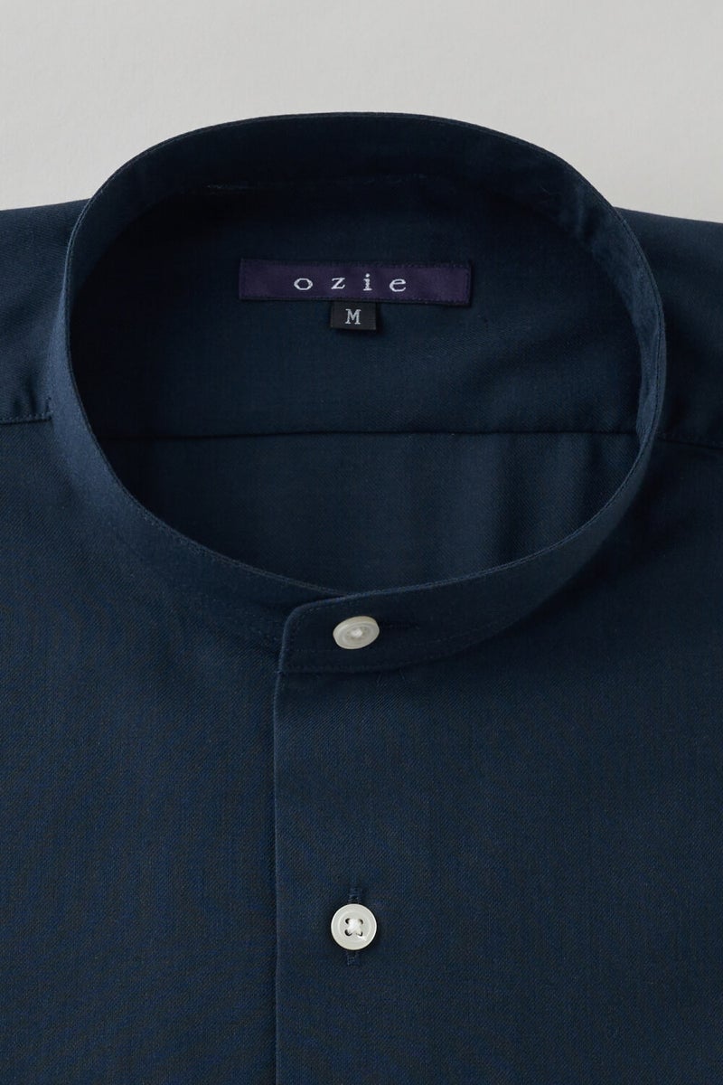 ワイシャツ 8063-X09D-NAVY-衿1