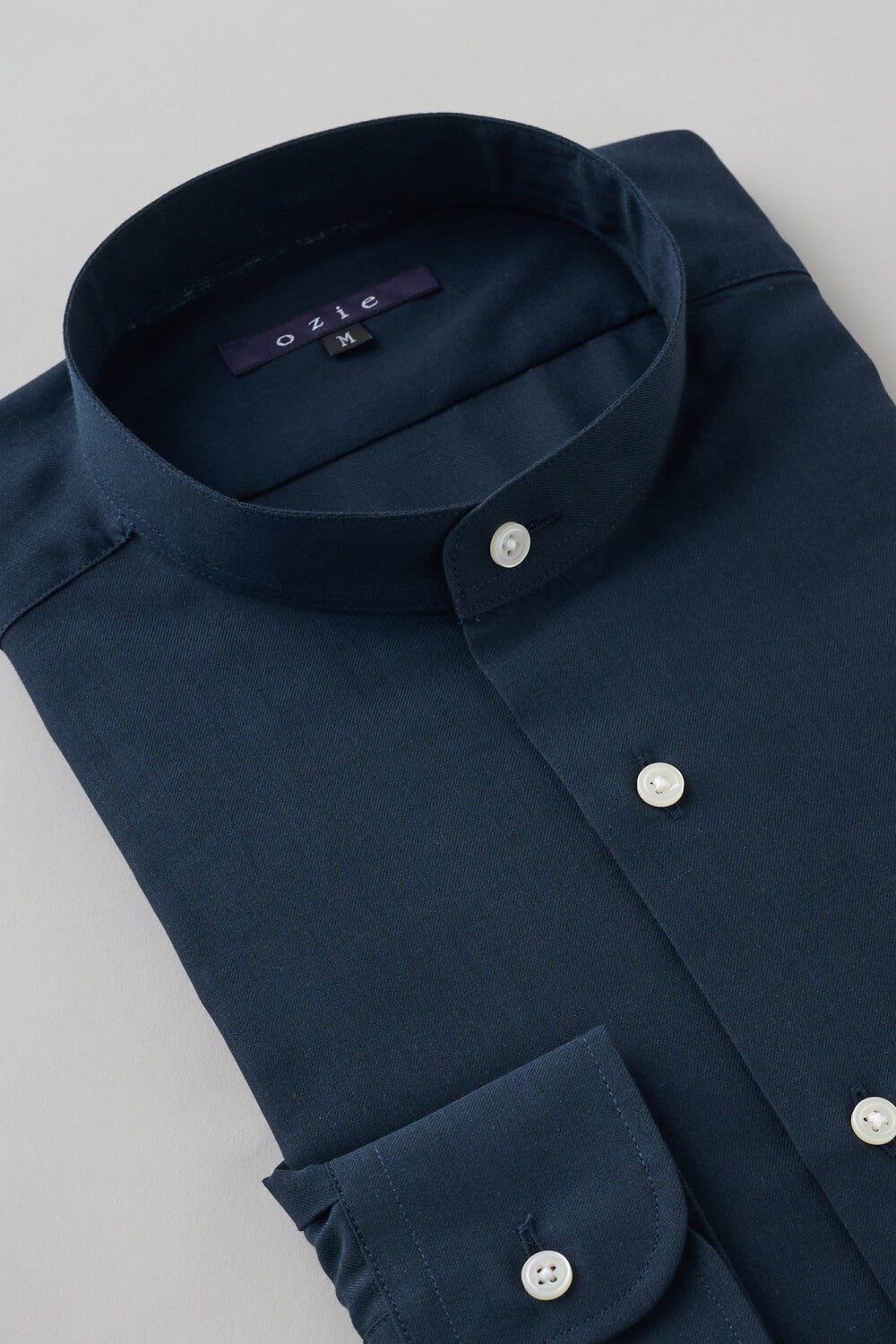 ワイシャツ 8063-X09D-NAVY-衿3