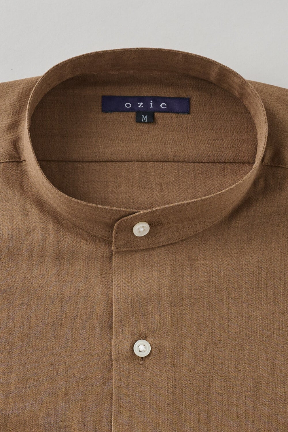 ワイシャツ 8063-X09E-BROWN-衿1