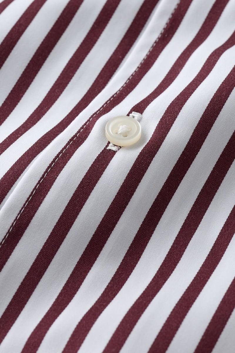 ワイシャツ 8045-X09C-WINE-生地