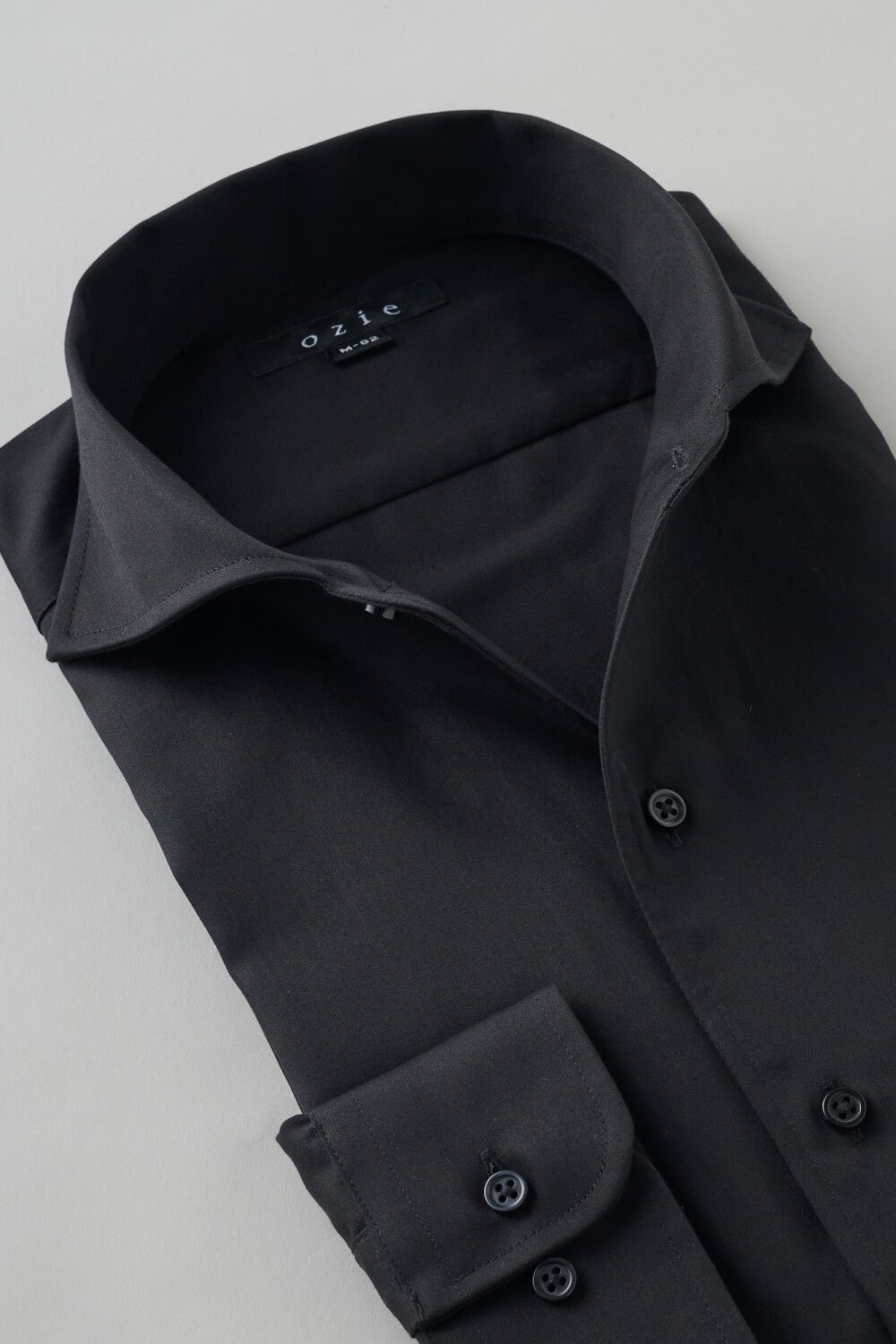 ワイシャツ 8045-X09D-BLACK-衿1