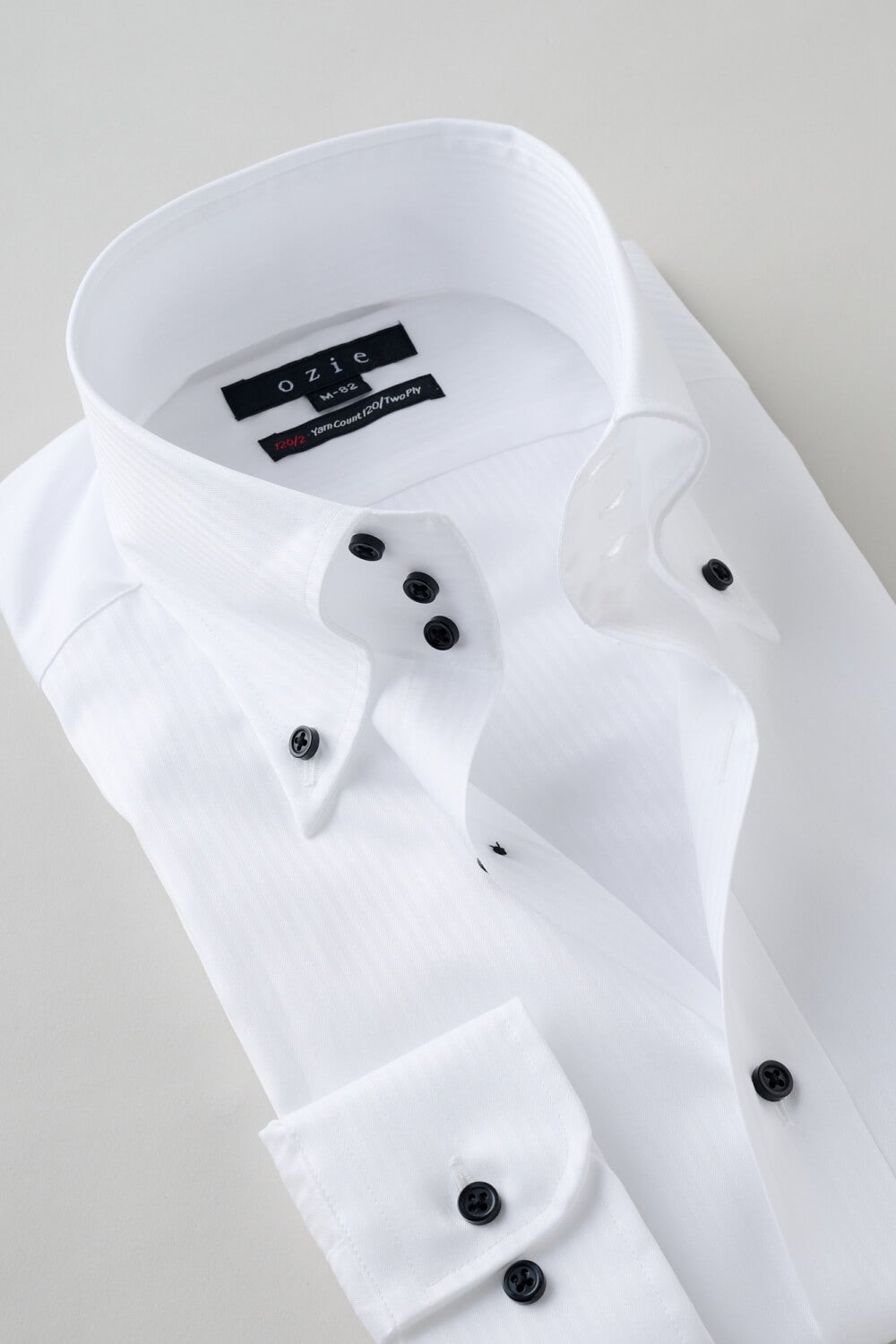 ワイシャツ 8058-X09B-WHITE-衿2