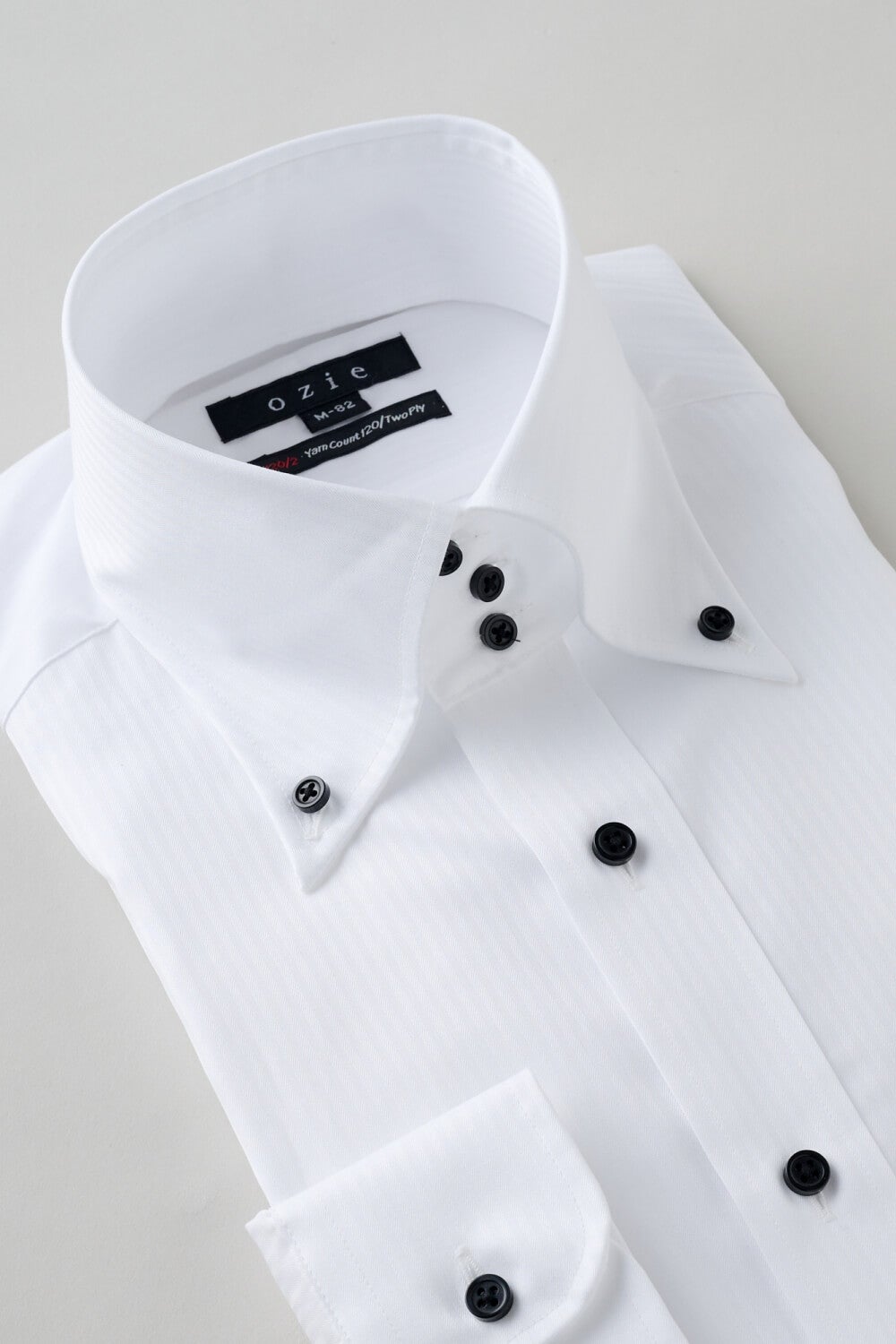 ワイシャツ 8058-X09B-WHITE-衿3