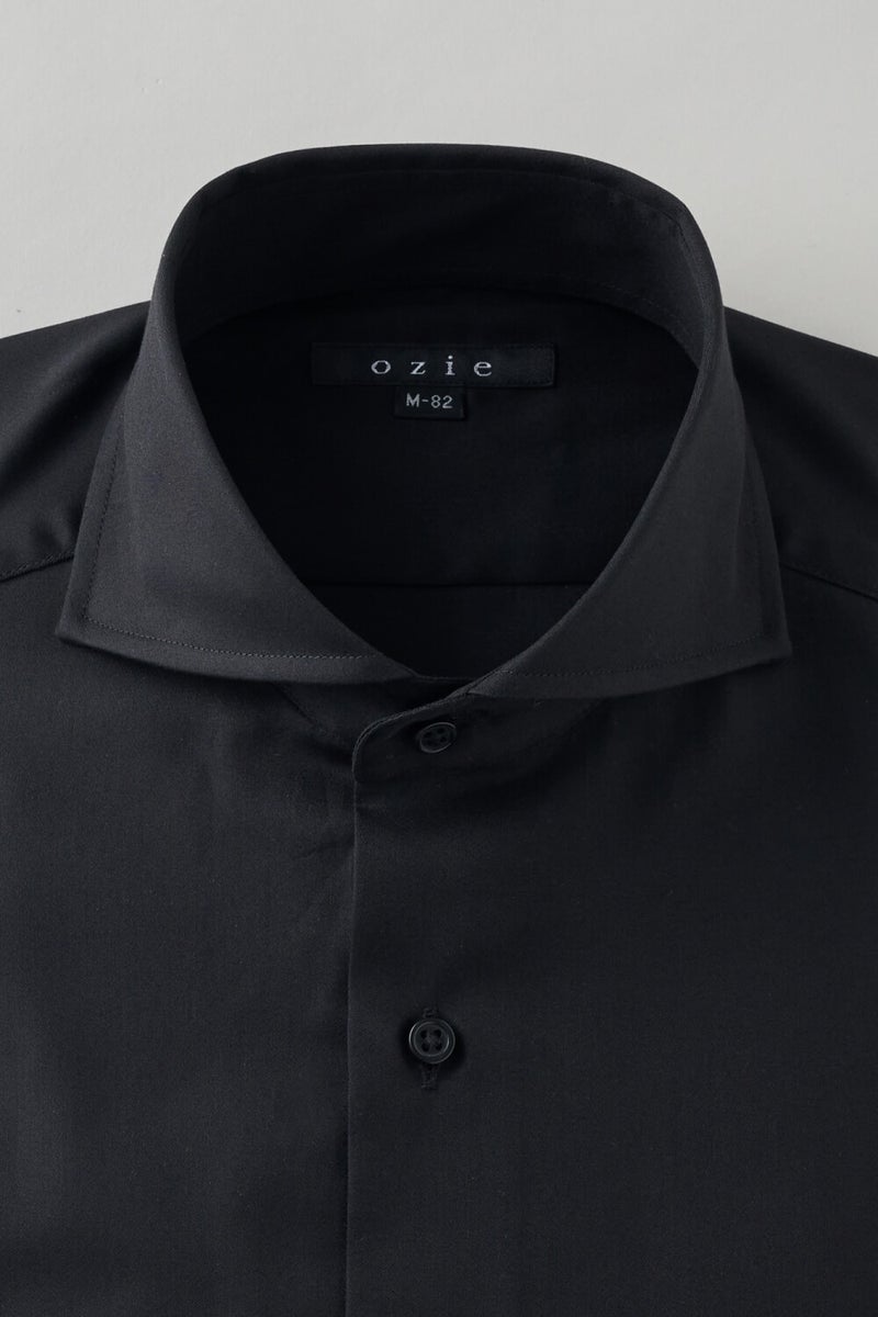 ワイシャツ 8070-X09C-BLACK-衿1