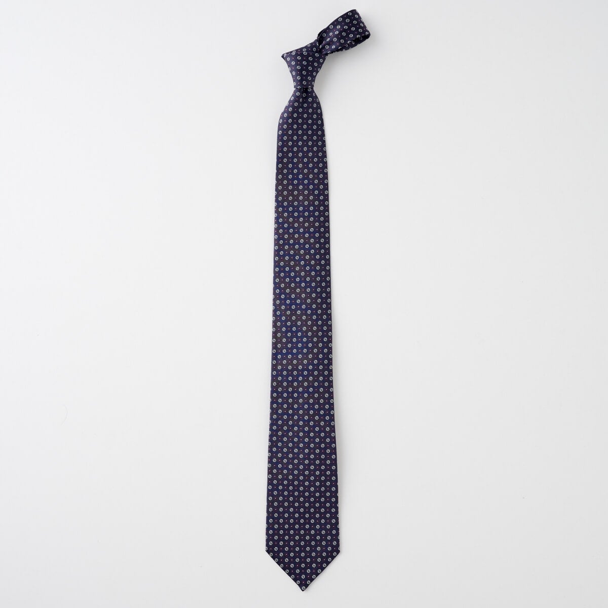 ネクタイ NI-A-008-NAVYBLUE-全体