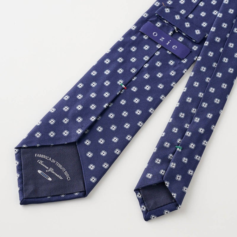 ネクタイ NI-A-011-NAVYBLUE-裏