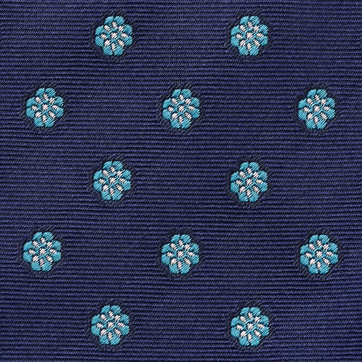 ネクタイ NI-A-012-NAVYBLUE-生地